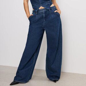 NWT Good American 90's Trouser Jeans Plus Size 18